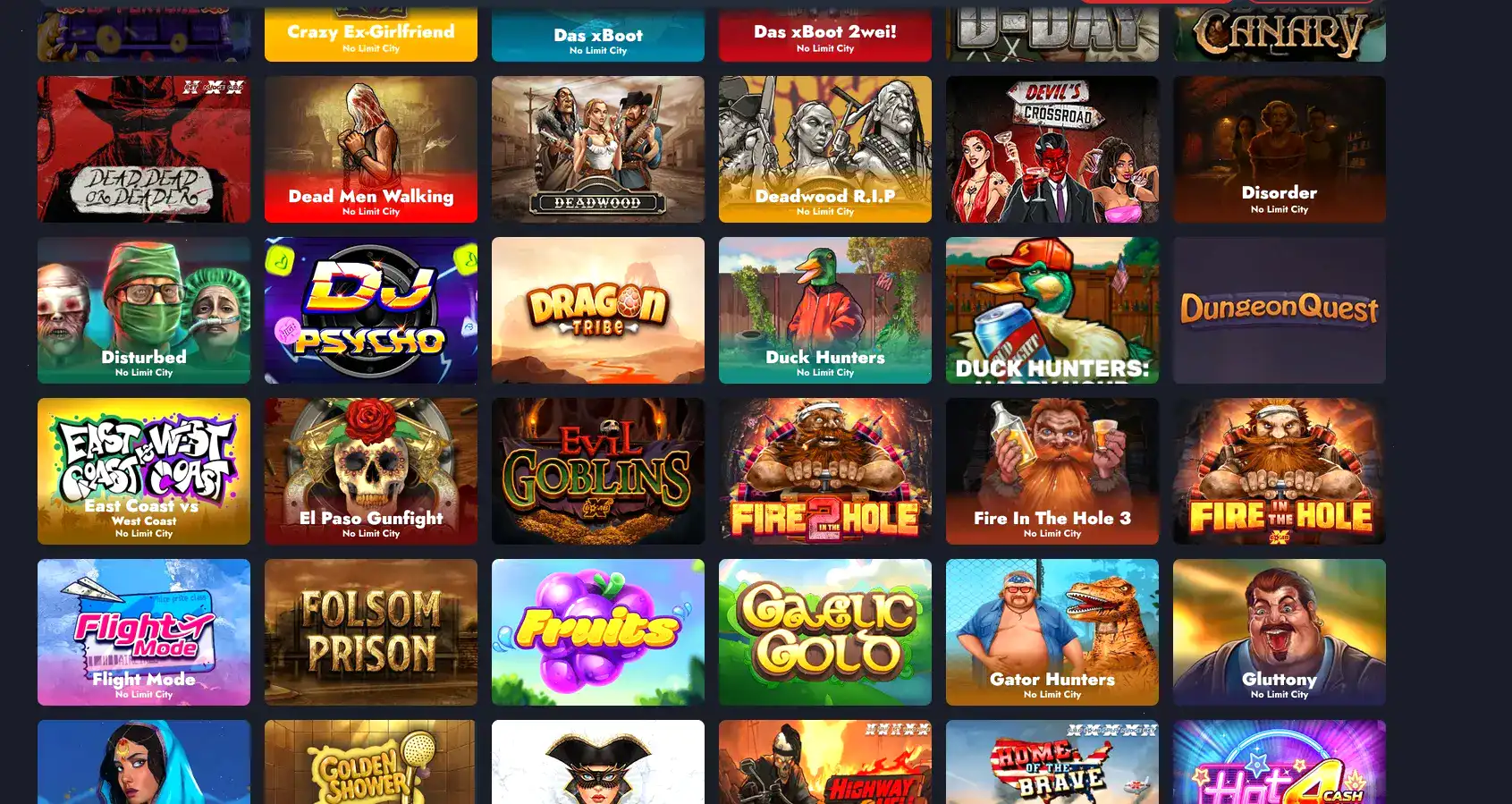 Beton casino — интерфейс платформы